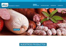 Tablet Screenshot of dise.com.ar